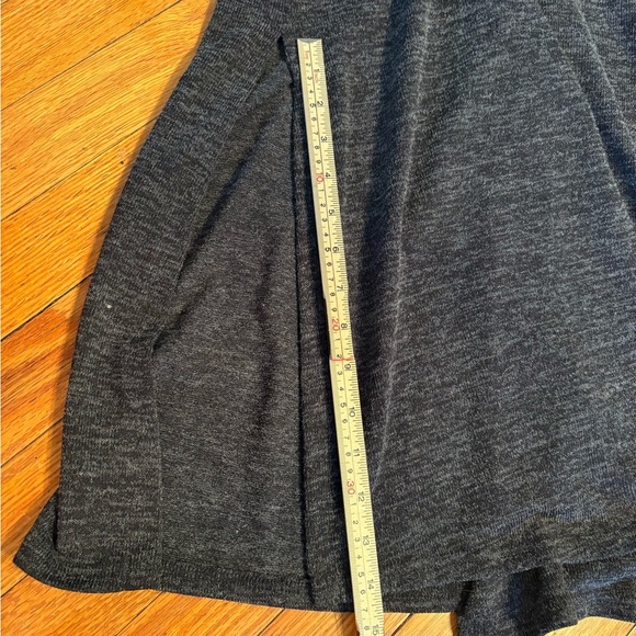 Lia.Cher Charcoal Gray Longline Open-Front Cardigan - Picture 5 of 6